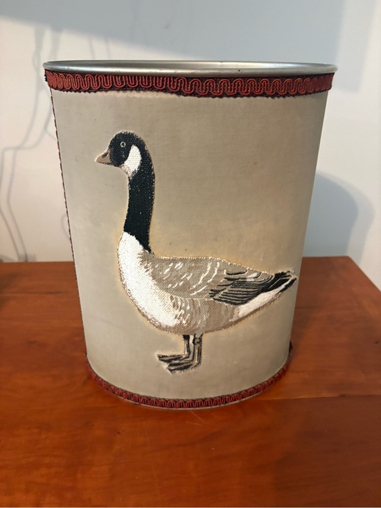 Vintage Other - Vintage Canada Goose Wastebasket Cottagecore Country Decor